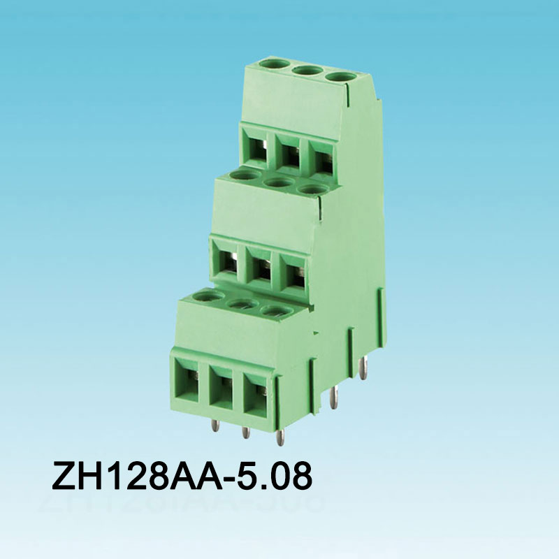 128 Elülső illesztésű PCB csavaros kapocs