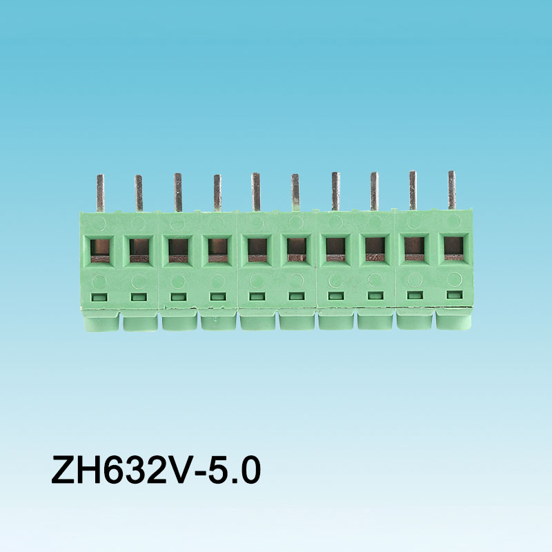 Zöld PCB csavaros sorkapocs