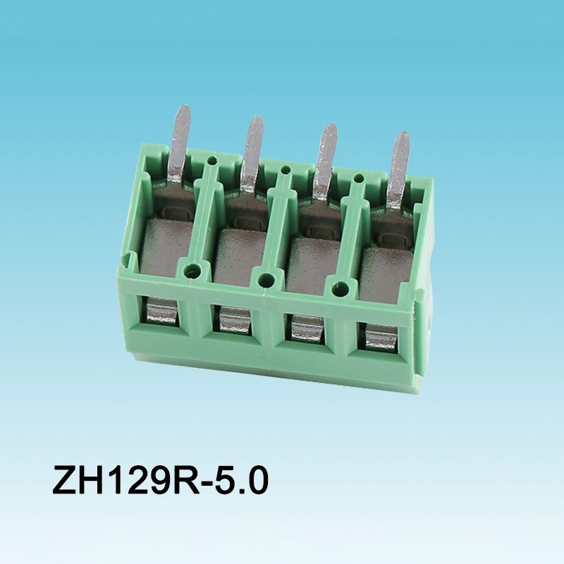 Cserélje ki a 129-5.0 zöld PCB csavaros csatlakozót